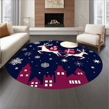 Merry Bearded Gift Giver Sleigh Journey Starlight Adventure(Blue)