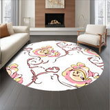 Charming Petal Dance Accent with Festive Florals(Pink)