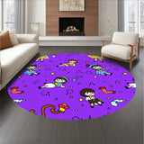 Playful Cartoon Adventure Fantasy Wonderland(Purple)