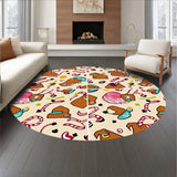 Gingerbread Village Whimsical Holiday Charming Cottage Scene(Brown)