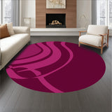 Contemporary Wave with Gradient Crimson Hues(Pink)