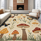 Mushroom Butterfly Spring(Beige)