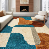 Modern Geometric Cream Area for Contemporary Homes(Beige)