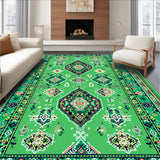 Vintage Boho Low Pile(Green)