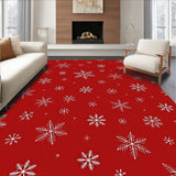 Magical Winter Wonderland Snowfall Decorative Accent(Red)