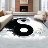 Yin Yang Black and White Meditation Space(Black)