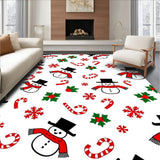 Jolly Snowman Frosty Winter Wonderland Holiday Festive(White)