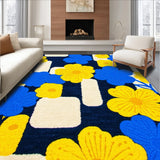 Modern Chrysanthemum Floral(Blue)