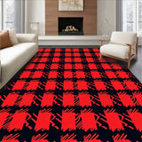 Modern Gingham Revival Interwoven Plaid Artistry(Red)