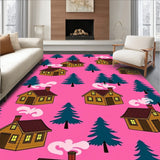 Cabin Pine Forest Mountain Holiday Retreat(Pink)