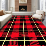 Tartan Houndstooth Festive Motif(Red)