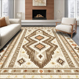 Southwest Cream Aztec Low Pile(Beige)