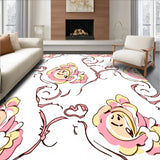 Charming Petal Dance Accent with Festive Florals(Pink)