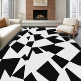 Abstract Patchwork Black & White Collage(Black)