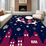 Merry Bearded Gift Giver Sleigh Journey Starlight Adventure(Blue)