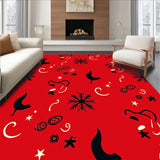 Festive Santa Half Moon with Twinkling Accents(Red)