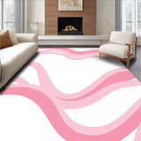 Abstract Cloud Swirl Contemporary Modern Minimalist Art(Pink)