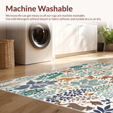 Modern Jungle Print Mat(White)