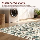 Ultra Soft Area Rug, Non Slip, Stain Resistant, Washable Area Rugs for Living Room, Bedroom, Modern Beige Stain-Resistant Kitchen Runner(Beige) - ODIKA