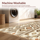 Non Slip Aztec Farmhouse(Beige)