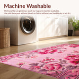 Rose Floral Coquette Bathroom(Pink)