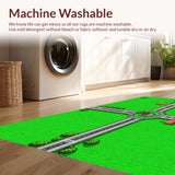 Kids Traffic Road Play Mat(Green)