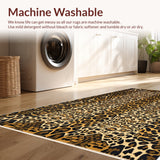 Fluffy Leopard Faux Fur(Beige)