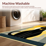 cute cat bath mat(Blue)