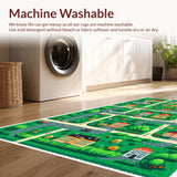 Race Car Circuit Play Mat(Green)