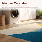 Ultra Soft Area Rug, Non Slip, Stain Resistant, Washable Area Rugs for Living Room, Bedroom, Viscose Fabric Plush(Beige) - ODIKA