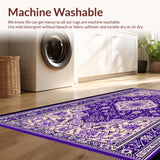 Boho Vintage Low Pile(Purple)