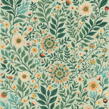 Ultra Soft Area Rug, Non Slip, Stain Resistant, Washable Area Rugs for Living Room, Bedroom, Botanical Insect Boho Floral(Green)