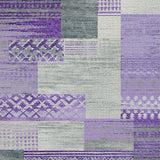 Ultra Soft Area Rug, Non Slip, Stain Resistant, Washable Area Rugs for Living Room, Bedroom, Kids Space Themed(Purple)