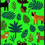 Ultra Soft Area Rug, Non Slip, Stain Resistant, Washable Area Rugs for Living Room, Bedroom, Tropical Jungle Dark Green Nursery Play Rug(Green)