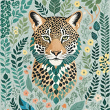 Ultra Soft Area Rug, Non Slip, Stain Resistant, Washable Area Rugs for Living Room, Bedroom, Green Tiger Living Room Area Carpet Vibrant Thin Design(Gray)