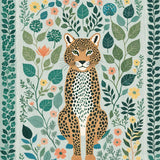 Ultra Soft Area Rug, Non Slip, Stain Resistant, Washable Area Rugs for Living Room, Bedroom, Playful Kids Jungle Themed Rug Non-Slip Vibrant Decor(Green)