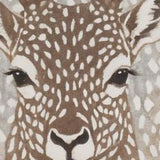 Ultra Soft Area Rug, Non Slip, Stain Resistant, Washable Area Rugs for Living Room, Bedroom, Antelope Print Neutral(Beige) - ODIKA