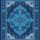 Ultra Soft Area Rug, Non Slip, Stain Resistant, Washable Area Rugs for Living Room, Bedroom, Versatile Boys Bedroom High Traffic Area Rug(Blue)