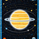 Ultra Soft Area Rug, Non Slip, Stain Resistant, Washable Area Rugs for Living Room, Bedroom, Space Exploration Rug for Boys Learning Area(Yellow)