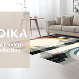 Vibrant Curvilinear Aesthetic Print(Gray)