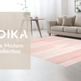 Ultra Soft Area Rug, Non Slip, Stain Resistant, Washable Area Rugs for Living Room, Bedroom, Refined Soft Color Monochrome(Pink)