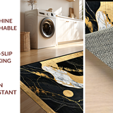 Bold Geometric Black Marble Vision(Black)