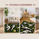 Contemporary Graphic Dino Aesthetics(Black)