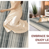 Farmhouse Woven With Timeless Dual Tone Striped(Beige)