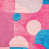 Ultra Soft Area Rug, Non Slip, Stain Resistant, Washable Area Rugs for Living Room, Bedroom, Abstract Boho Washable(Pink)