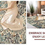 Elegant Woven Geometric Motif(Beige)