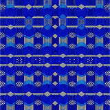Ultra Soft Area Rug, Non Slip, Stain Resistant, Washable Area Rugs for Living Room, Bedroom, Modern Geometric Deep Royal Office Rug(Blue)