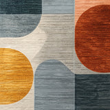 Ultra Soft Area Rug, Non Slip, Stain Resistant, Washable Area Rugs for Living Room, Bedroom, Modern Abstract Thin Washable(Gray)