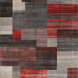 Ultra Soft Area Rug, Non Slip, Stain Resistant, Washable Area Rugs for Living Room, Bedroom, Abstract Autumn Contemporary(Brown)