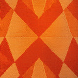 Ultra Soft Area Rug, Non Slip, Stain Resistant, Washable Area Rugs for Living Room, Bedroom, Modern Abstract Geometric Non-Slip Living Room(Orange)